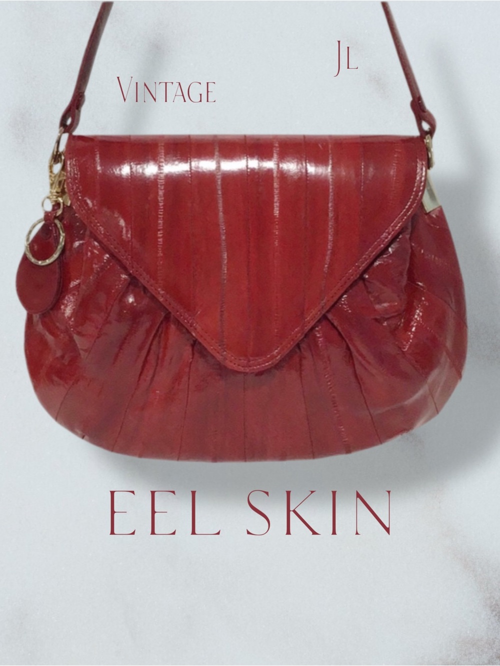 EEL SKIN Shoulder Bag